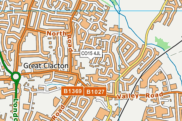 CO15 4JL map - OS VectorMap District (Ordnance Survey) CO15 4JL map - OS VectorMap District (Ordnance Survey)
