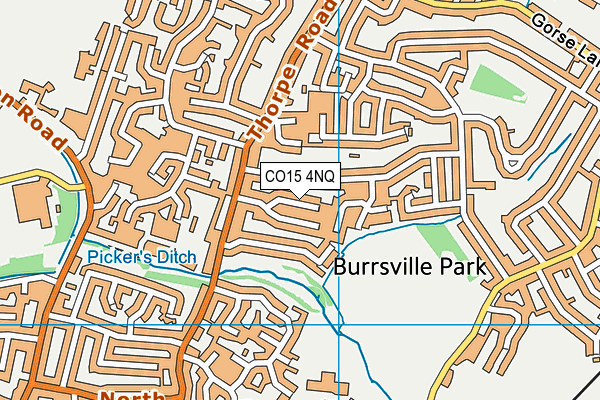 CO15 4NQ map - OS VectorMap District (Ordnance Survey) CO15 4NQ map - OS VectorMap District (Ordnance Survey)