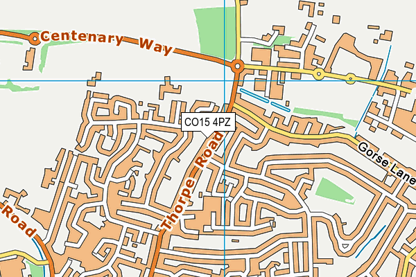 CO15 4PZ map - OS VectorMap District (Ordnance Survey) CO15 4PZ map - OS VectorMap District (Ordnance Survey)