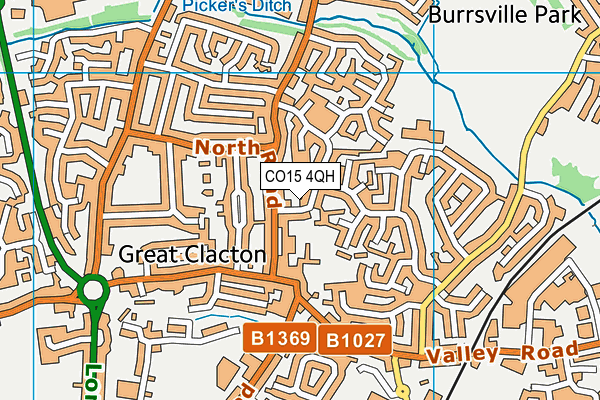 CO15 4QH map - OS VectorMap District (Ordnance Survey) CO15 4QH map - OS VectorMap District (Ordnance Survey)