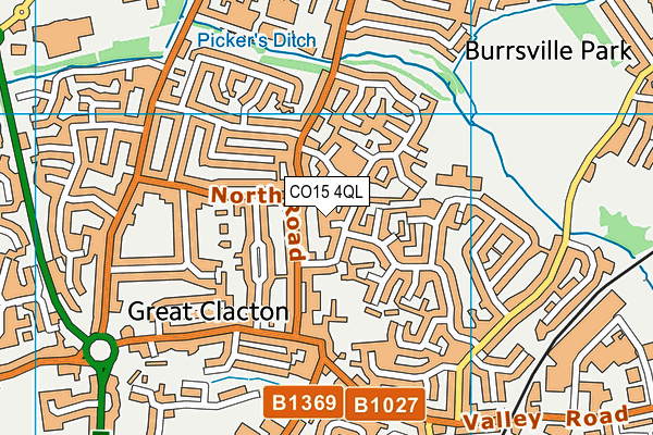 CO15 4QL map - OS VectorMap District (Ordnance Survey) CO15 4QL map - OS VectorMap District (Ordnance Survey)