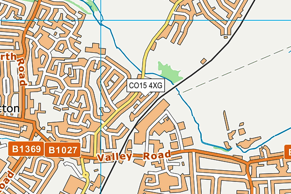 CO15 4XG map - OS VectorMap District (Ordnance Survey) CO15 4XG map - OS VectorMap District (Ordnance Survey)
