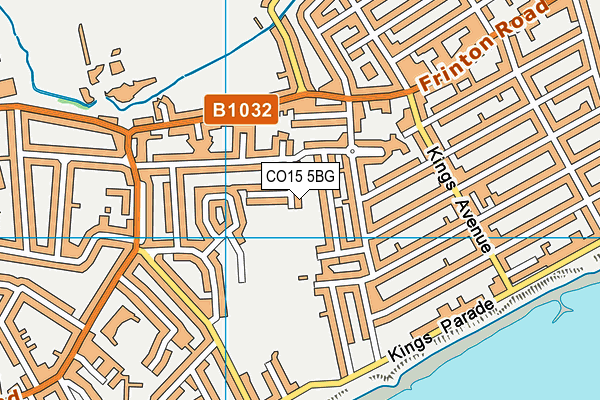 CO15 5BG map - OS VectorMap District (Ordnance Survey) CO15 5BG map - OS VectorMap District (Ordnance Survey)