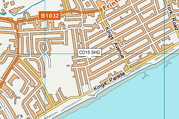 CO15 5HG map - OS VectorMap District (Ordnance Survey) CO15 5HG map - OS VectorMap District (Ordnance Survey)