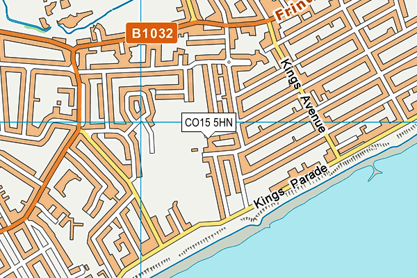 CO15 5HN map - OS VectorMap District (Ordnance Survey)