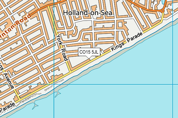 CO15 5JL map - OS VectorMap District (Ordnance Survey) CO15 5JL map - OS VectorMap District (Ordnance Survey)