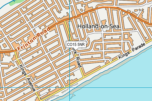 CO15 5NR map - OS VectorMap District (Ordnance Survey)