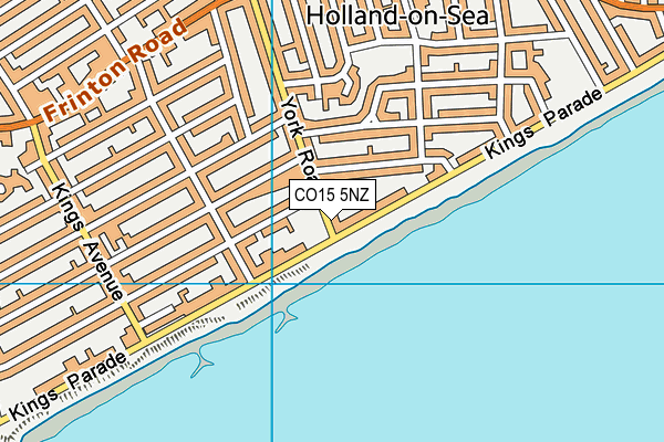 CO15 5NZ map - OS VectorMap District (Ordnance Survey)