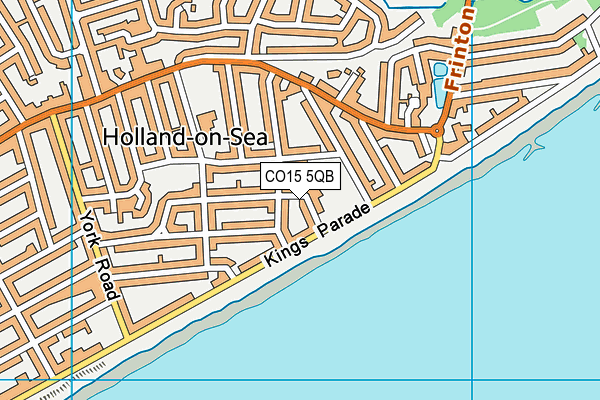 CO15 5QB map - OS VectorMap District (Ordnance Survey)