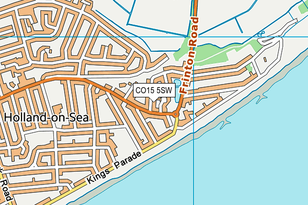 CO15 5SW map - OS VectorMap District (Ordnance Survey) CO15 5SW map - OS VectorMap District (Ordnance Survey)