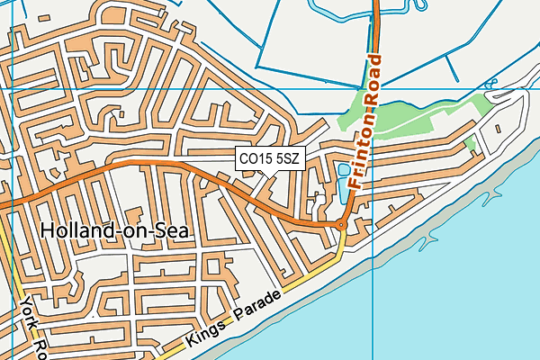 CO15 5SZ map - OS VectorMap District (Ordnance Survey) CO15 5SZ map - OS VectorMap District (Ordnance Survey)