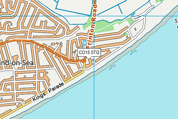 CO15 5TG map - OS VectorMap District (Ordnance Survey) CO15 5TG map - OS VectorMap District (Ordnance Survey)