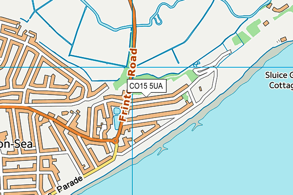 CO15 5UA map - OS VectorMap District (Ordnance Survey) CO15 5UA map - OS VectorMap District (Ordnance Survey)