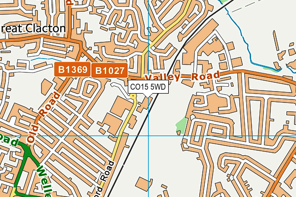 CO15 5WD map - OS VectorMap District (Ordnance Survey) CO15 5WD map - OS VectorMap District (Ordnance Survey)