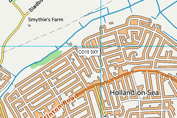 CO15 5XY map - OS VectorMap District (Ordnance Survey) CO15 5XY map - OS VectorMap District (Ordnance Survey)
