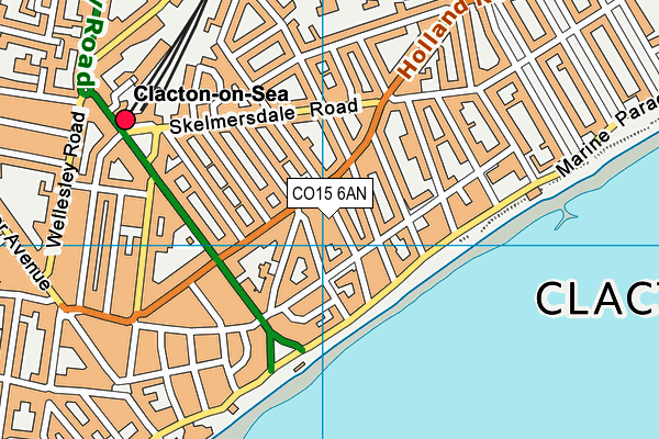 CO15 6AN map - OS VectorMap District (Ordnance Survey) CO15 6AN map - OS VectorMap District (Ordnance Survey)