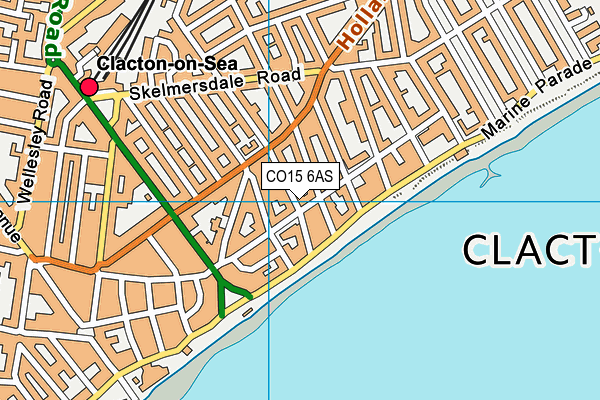 CO15 6AS map - OS VectorMap District (Ordnance Survey) CO15 6AS map - OS VectorMap District (Ordnance Survey)
