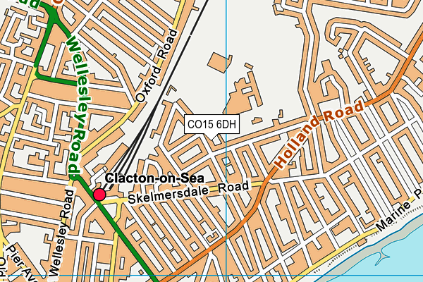 CO15 6DH map - OS VectorMap District (Ordnance Survey) CO15 6DH map - OS VectorMap District (Ordnance Survey)