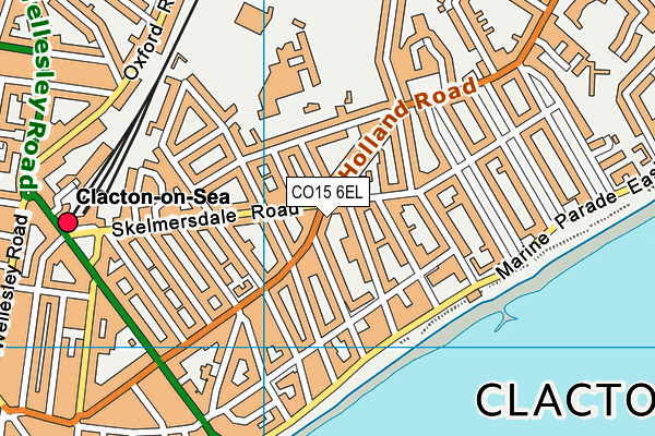 CO15 6EL map - OS VectorMap District (Ordnance Survey)