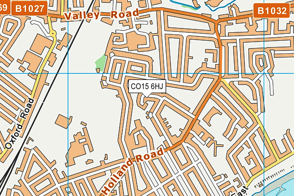 CO15 6HJ map - OS VectorMap District (Ordnance Survey)