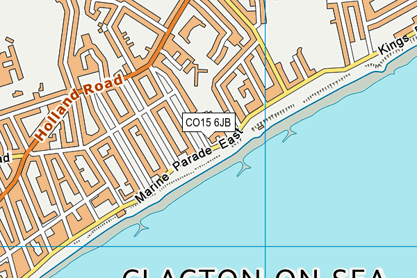 CO15 6JB map - OS VectorMap District (Ordnance Survey) CO15 6JB map - OS VectorMap District (Ordnance Survey)