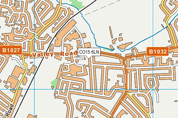 CO15 6LN map - OS VectorMap District (Ordnance Survey) CO15 6LN map - OS VectorMap District (Ordnance Survey)