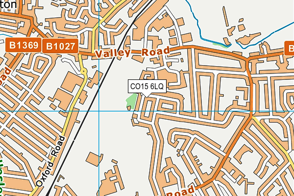 CO15 6LQ map - OS VectorMap District (Ordnance Survey) CO15 6LQ map - OS VectorMap District (Ordnance Survey)