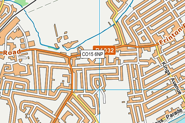 CO15 6NP map - OS VectorMap District (Ordnance Survey)