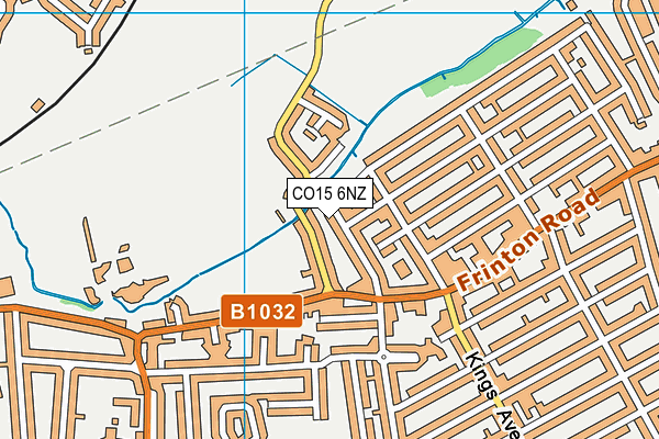 CO15 6NZ map - OS VectorMap District (Ordnance Survey)