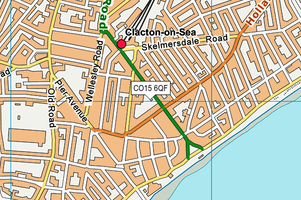 CO15 6QF map - OS VectorMap District (Ordnance Survey) CO15 6QF map - OS VectorMap District (Ordnance Survey)