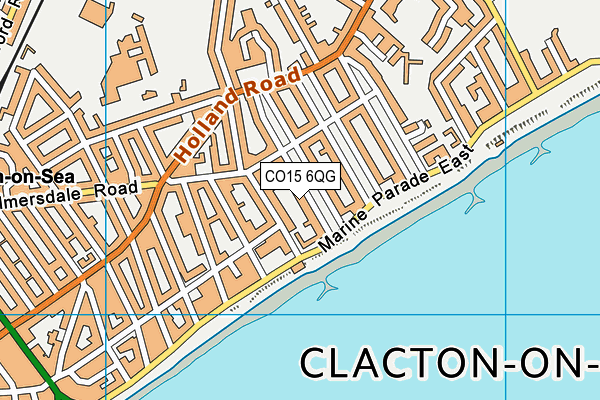 CO15 6QG map - OS VectorMap District (Ordnance Survey) CO15 6QG map - OS VectorMap District (Ordnance Survey)