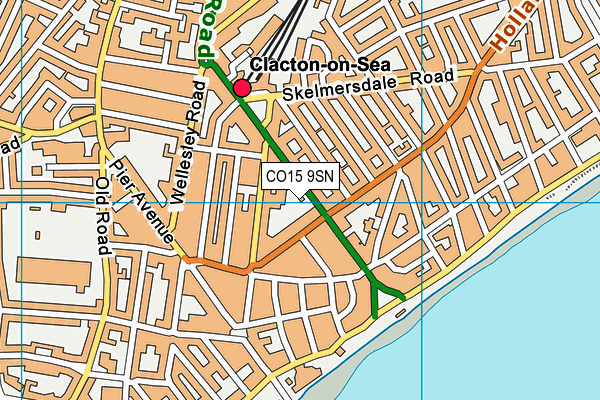 CO15 9SN map - OS VectorMap District (Ordnance Survey) CO15 9SN map - OS VectorMap District (Ordnance Survey)