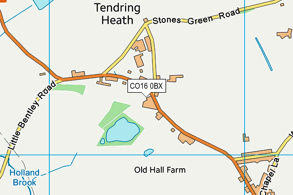 CO16 0BX maps, stats, and open data
