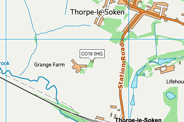 CO16 0HG map - OS VectorMap District (Ordnance Survey) CO16 0HG map - OS VectorMap District (Ordnance Survey)