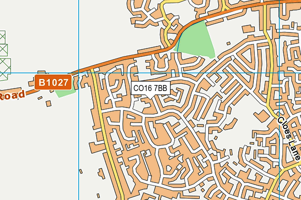 CO16 7BB maps, stats, and open data