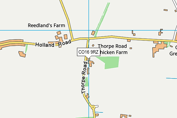CO16 9RZ maps, stats, and open data