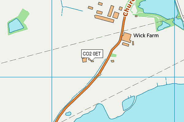 CO2 0ET map - OS VectorMap District (Ordnance Survey) CO2 0ET map - OS VectorMap District (Ordnance Survey)