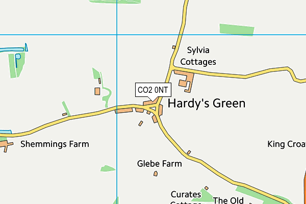 CO2 0NT map - OS VectorMap District (Ordnance Survey) CO2 0NT map - OS VectorMap District (Ordnance Survey)