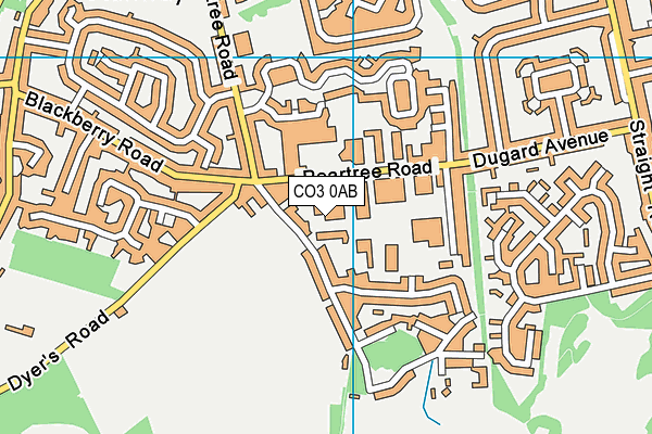 CO3 0AB map - OS VectorMap District (Ordnance Survey) CO3 0AB map - OS VectorMap District (Ordnance Survey)