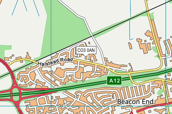 CO3 0AN map - OS VectorMap District (Ordnance Survey) CO3 0AN map - OS VectorMap District (Ordnance Survey)