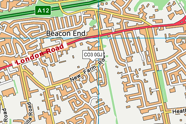 CO3 0GJ map - OS VectorMap District (Ordnance Survey) CO3 0GJ map - OS VectorMap District (Ordnance Survey)