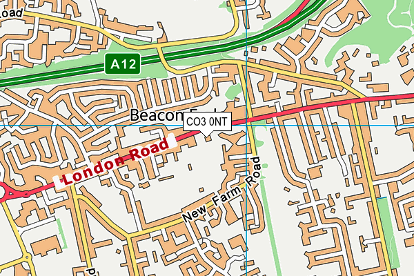 CO3 0NT map - OS VectorMap District (Ordnance Survey) CO3 0NT map - OS VectorMap District (Ordnance Survey)
