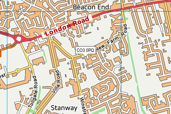 CO3 0PQ map - OS VectorMap District (Ordnance Survey) CO3 0PQ map - OS VectorMap District (Ordnance Survey)