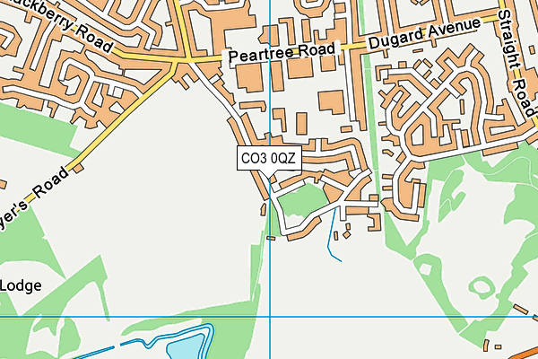 CO3 0QZ map - OS VectorMap District (Ordnance Survey) CO3 0QZ map - OS VectorMap District (Ordnance Survey)