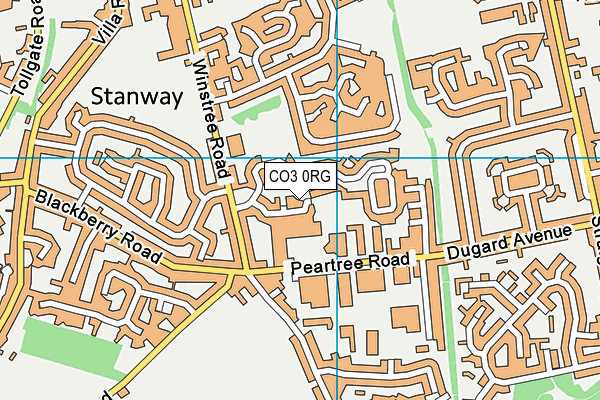 CO3 0RG map - OS VectorMap District (Ordnance Survey) CO3 0RG map - OS VectorMap District (Ordnance Survey)