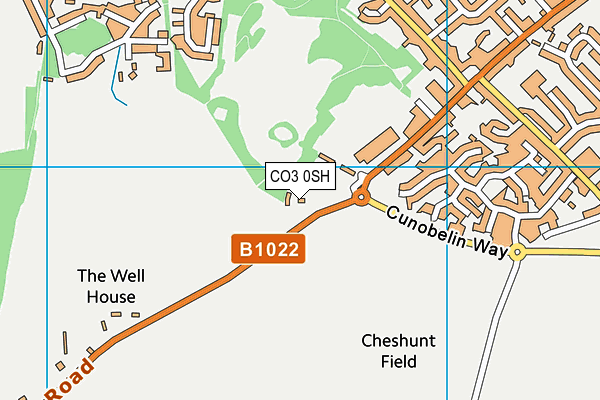 CO3 0SH map - OS VectorMap District (Ordnance Survey) CO3 0SH map - OS VectorMap District (Ordnance Survey)