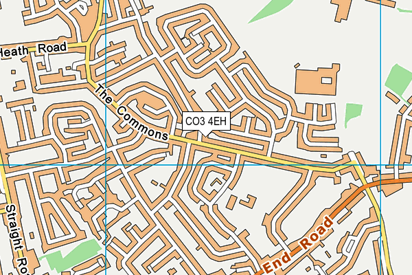 CO3 4EH map - OS VectorMap District (Ordnance Survey) CO3 4EH map - OS VectorMap District (Ordnance Survey)