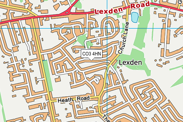 CO3 4HN map - OS VectorMap District (Ordnance Survey) CO3 4HN map - OS VectorMap District (Ordnance Survey)