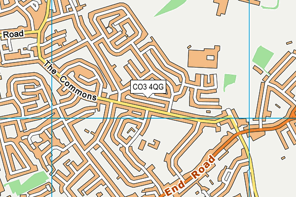 CO3 4QG map - OS VectorMap District (Ordnance Survey) CO3 4QG map - OS VectorMap District (Ordnance Survey)