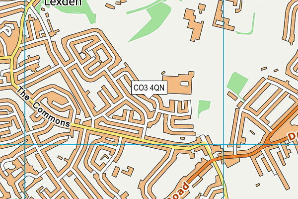 CO3 4QN map - OS VectorMap District (Ordnance Survey) CO3 4QN map - OS VectorMap District (Ordnance Survey)